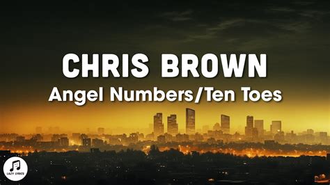 angel numbers chris brown lyrics|chris brown angel numbers song.